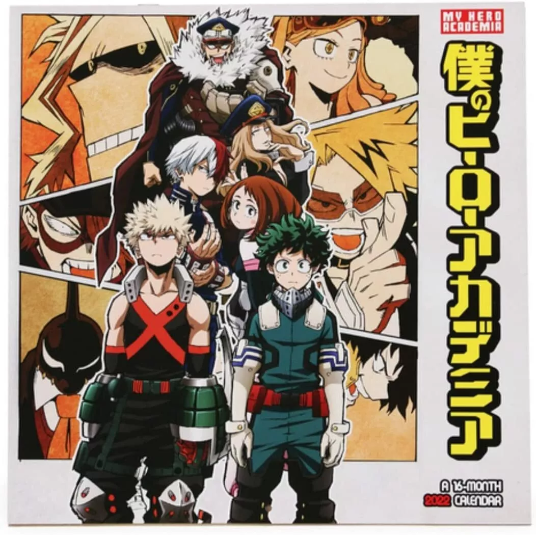 2022 My Hero Academia Wall Calendar