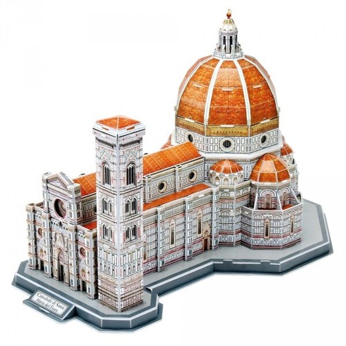 3D Puzzle CATHEDRAL OF SAINT MARY OF THE FLOWER FLORENCE 123 Pcs CubicFun - Picture 2 of 4