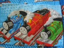 2007 Thomas and Friends Twin Flat Sheet and Pillowcase