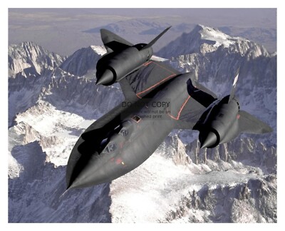 NASA SR-71 LOCKHEED BLACKBIRD RECON AIRCRAFT 8X10 PHOTO