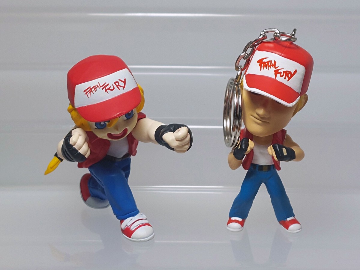CAPCOM VS. SNK KOF Terry Bogard Banpresto Figure & Epoch Keychain