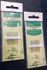 2 Packs Clover Quilting Needles 15/Pkg-No. 9