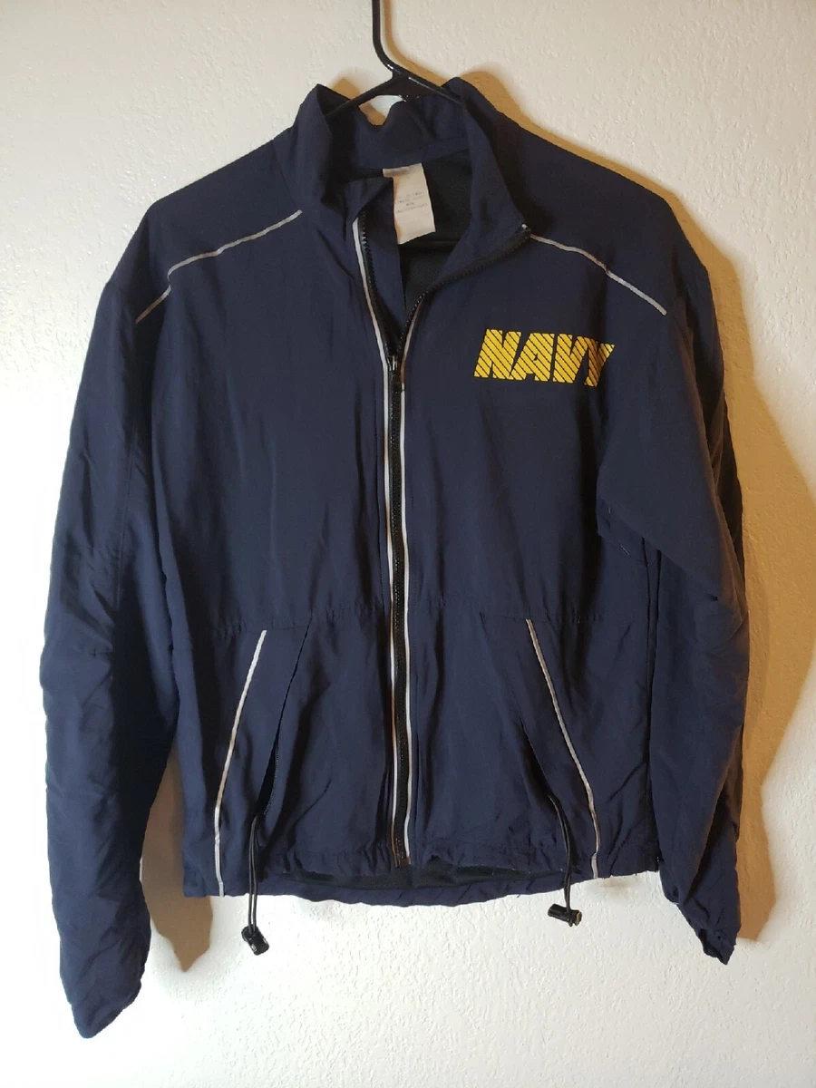 Navy track hotsell jacket
