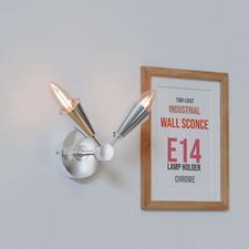 Modern Wall Lamp Indoor Double way Cone Shape E14 Wall Kitchen Light Hallway