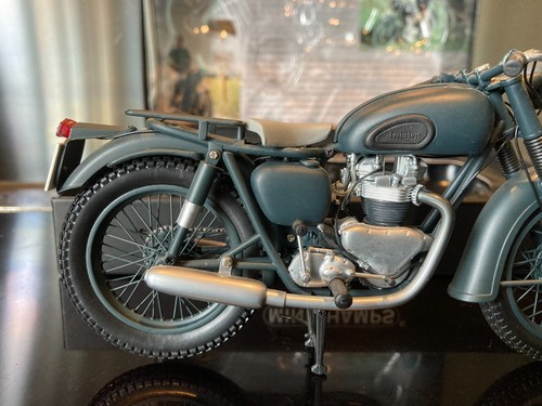 RARE MOTO TRIUMPH TR6 THE GREAT ESCAPE STEVE McQUEEN SCALE 1/12 MINICHAMPS - Bild 14 von 19