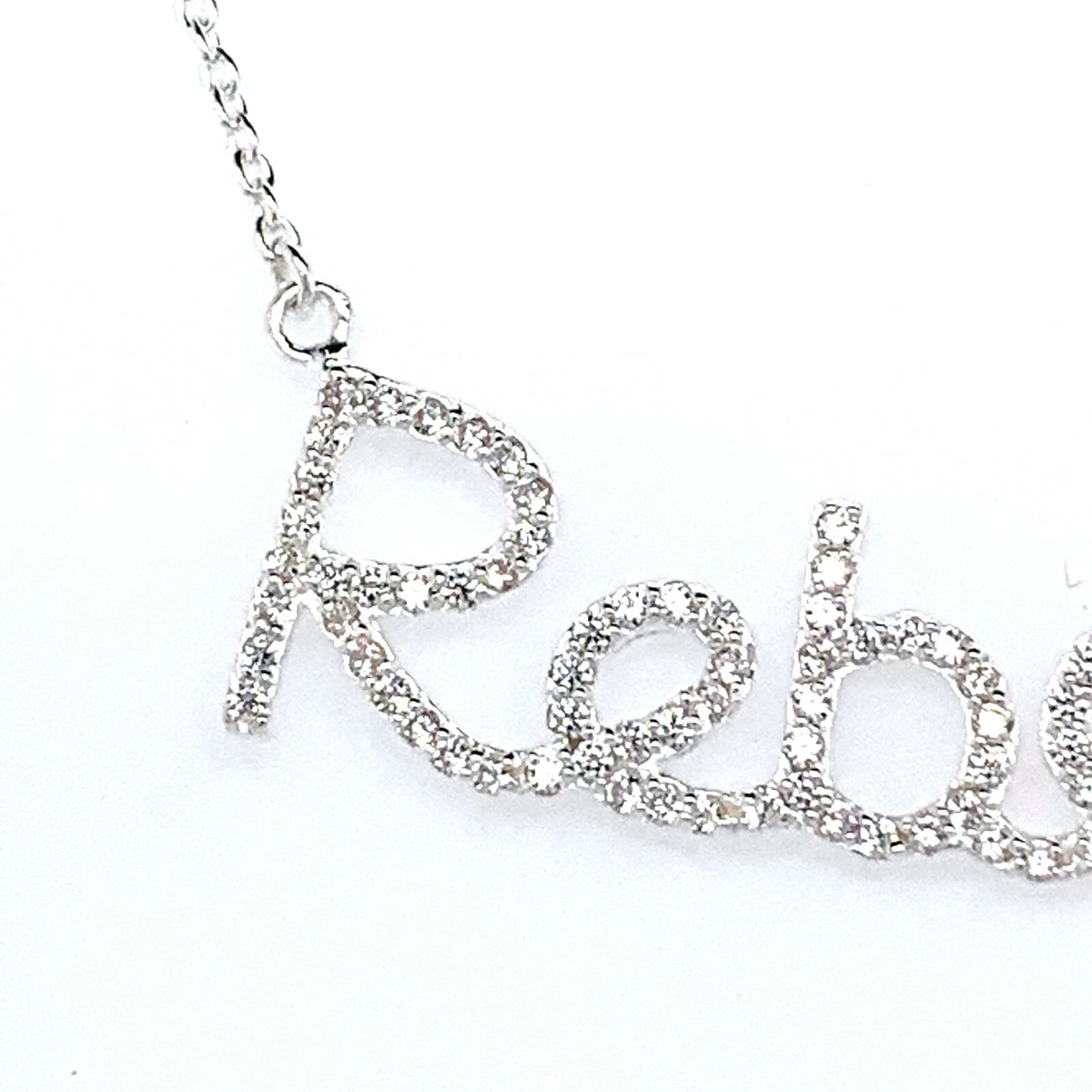 Crystal 2024 name necklace
