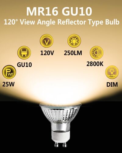 25 Watt Replacement Bulb Candle Warmer Scent Wax Burner Fragrance Melt 120V/GU10 - Picture 4 of 8