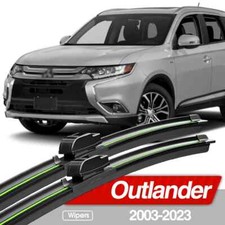 Fit For Mitsubishi Outlander 2003-2023 Front Windshield Wiper Blades Windscreen