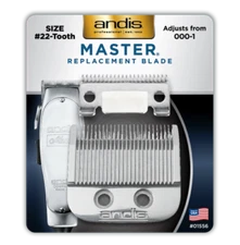 Andis Master Replacement Blade #01556, Size #22-tooth, Carbon Steel