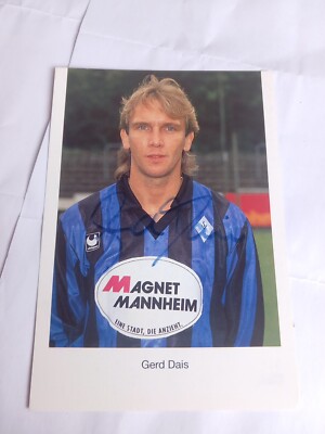 Signierte AK Gerd Dais Waldhof Mannheim NEU