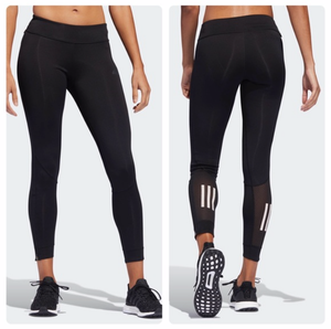 black and pink adidas leggings