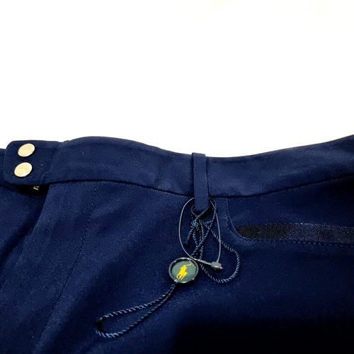 Polo Ralph Lauren Womens Chino Shorts Size 8 Blue Above Knee Zip Fly BNWOT - Picture 7 of 24
