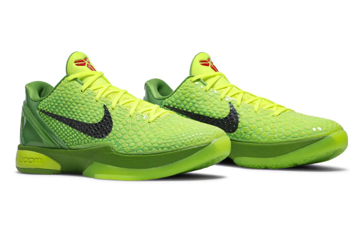 Size 12.5 - Nike Zoom Kobe 6 Protro Low Grinch for sale online | eBay