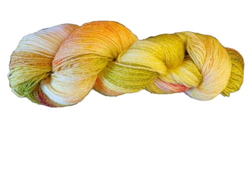 Monis Wollstuebchen Handgefärbte Sockenwolle Cotton  4 -Fach 100g/416m Nr.2 - Bild 1 von 1