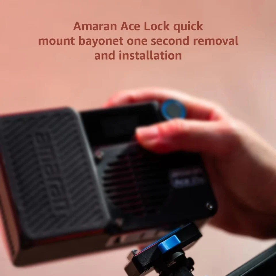 Aputure Amaran Ace 25c Kit Full Color RGB On-Camera Led video Light 2300-10000K - Image 3 of 4