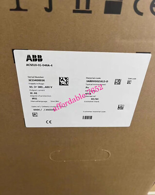 1pc ABB ACS510-01-046A-4 frequency converter DHL or FedEX