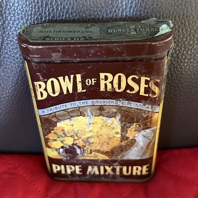 sealed tobacco tins Antique Patterson's Seal Cut Plug Tin, Red, Gold Metal Box with Lid Collectible Tobacco Tin Canisters -
