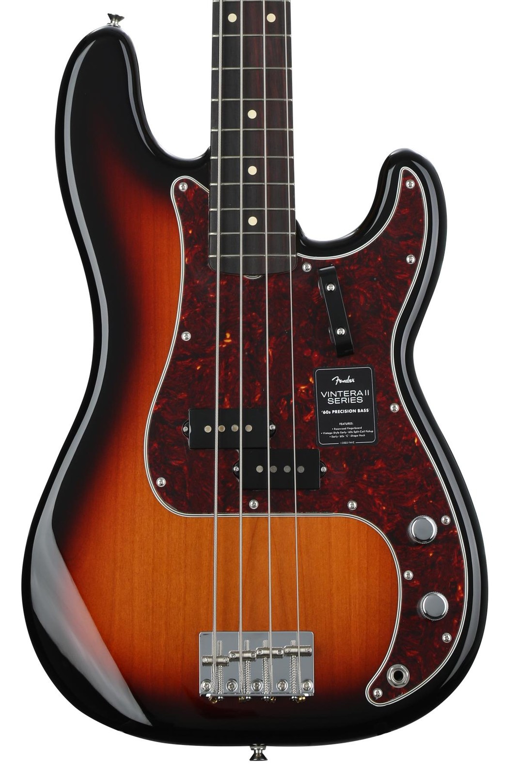 Fender Vintera II 60s Precision Bass - 3-цветный солнечный луч 164690₽