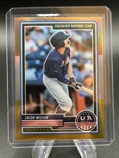 2023 USA Baseball Stars & Stripes Bronze Silver and Gold Prizm Jacob Wilson #84
