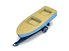 Matchbox Moko Lesney No. 48 Meteor Sportsman MK II Boat w/GPW Trailer