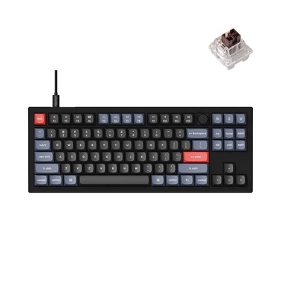 Keychron V3 Wired Custom Mechanical Keyboard Knob Version, TKL QMK/VIA Progra...