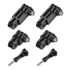 Long Short Adjust Arm Straight Joints Mount For Gopro Hero Session 6Pcs