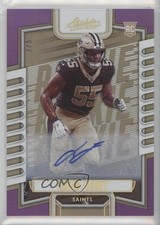 2023 Absolute Rookies Purple Spectrum Signatures 3/5 Isaiah Foskey Auto 1p4b