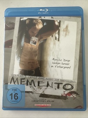 Memento - Guy Pearce - Bluray - Uncut - Deutsch - Rar - Rarität