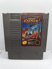 Vintage Karnov Nintendo NES Game Cartridge Data East Arcade Classic Tested Works