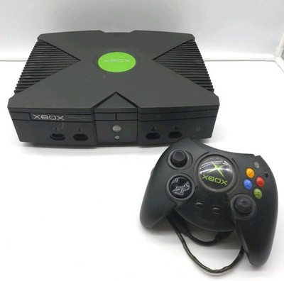 Original Microsoft Xbox Console Tested w/ OEM Controller No Power/AV Cables READ