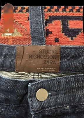 Zara Studio Nicholson WIDE-LEG パンツ 38 ZARA x STUDIO NICHOLSON Wide-Leg Denim Pants Indigo EU44 | eBay