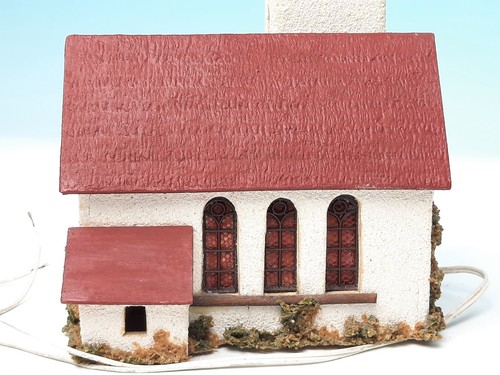 Faller H0 239 Dorfkirche mit Geläut Holz Modell 50er Jahre - ohne Bodenplatte - Bild 7 von 10