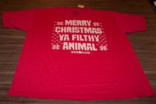 HOME ALONE MERRY CHRISTMAS YA FILTHY ANIMAL T-Shirt MENS 2XL XXL NEW w/ TAG
