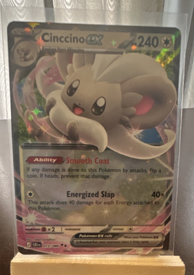 #ad The Pokémon Company TCG Cinccino EX 073 086 Holo 240HP Basic EN Chaos Ris $1.95