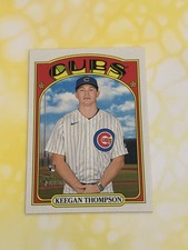 2021 Topps Heritage High Number Keegan Thompson Rookie #588 Chicago Cubs RC (X)