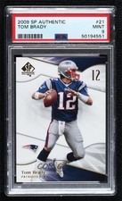 2009 SP Authentic Tom Brady #21 PSA 9 MINT 03rx