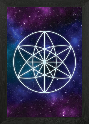 Vector Equilibrium 1 gerahmtes Wandbild Poster Leinwanddruck Bild