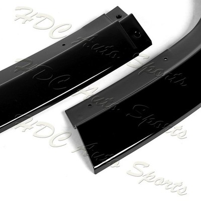 For 15-23 Dodge Challenger SXT Painted Black Front Bumper Lip Body