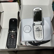 Two Motorola Cell Phone S- Rare - For Collectors -Guide  Manual Untest