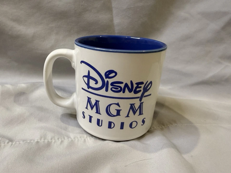 Taza de cerámica vintage 1987 Disney MGM STUDIOS Mickey Minnie Mouse Foto 2 de 4