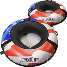 Pack of two Bradley heavy duty tubes for floating the river; Whitewater water tu