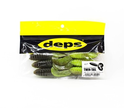 Deps Soft K�der Death Adder Grab Twin Tail 4.5 Zoll 6 per pack 52 (0520)