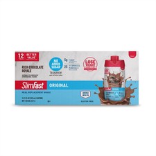 Slimfast, Original Rich Chocolate Royale Choose 4pk 8pk 12 pk NOT IN BOTTLES