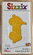 Sizzix Car Die Cut Original Yellow Medium 38-0125