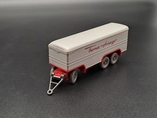 Wiking 1:87 Krupp Titan Thermos Anhänger hellgrau / Schrift rot alt selten