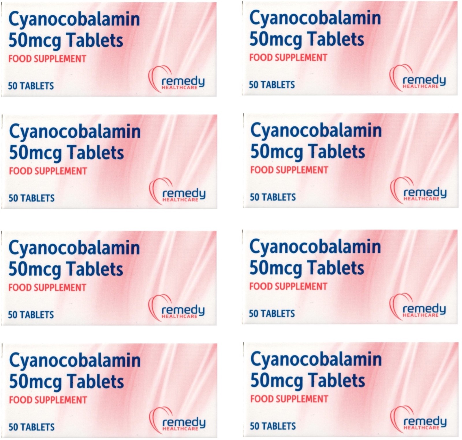 Remedy Healthcare Cyanocobalamin Vitamin B12 50mcg Tablets (3 x 50 pack) - Image 15