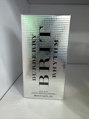 Burberry brit rhythm intense men 3oz/90ml  NEW SEALED DISCONTINUED  