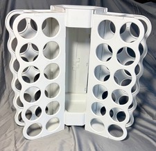 ArtBin Torre Portaoggetti in Vinile Rotante Bianco, Organizzatore in Vinile Contiene 36 Rotoli