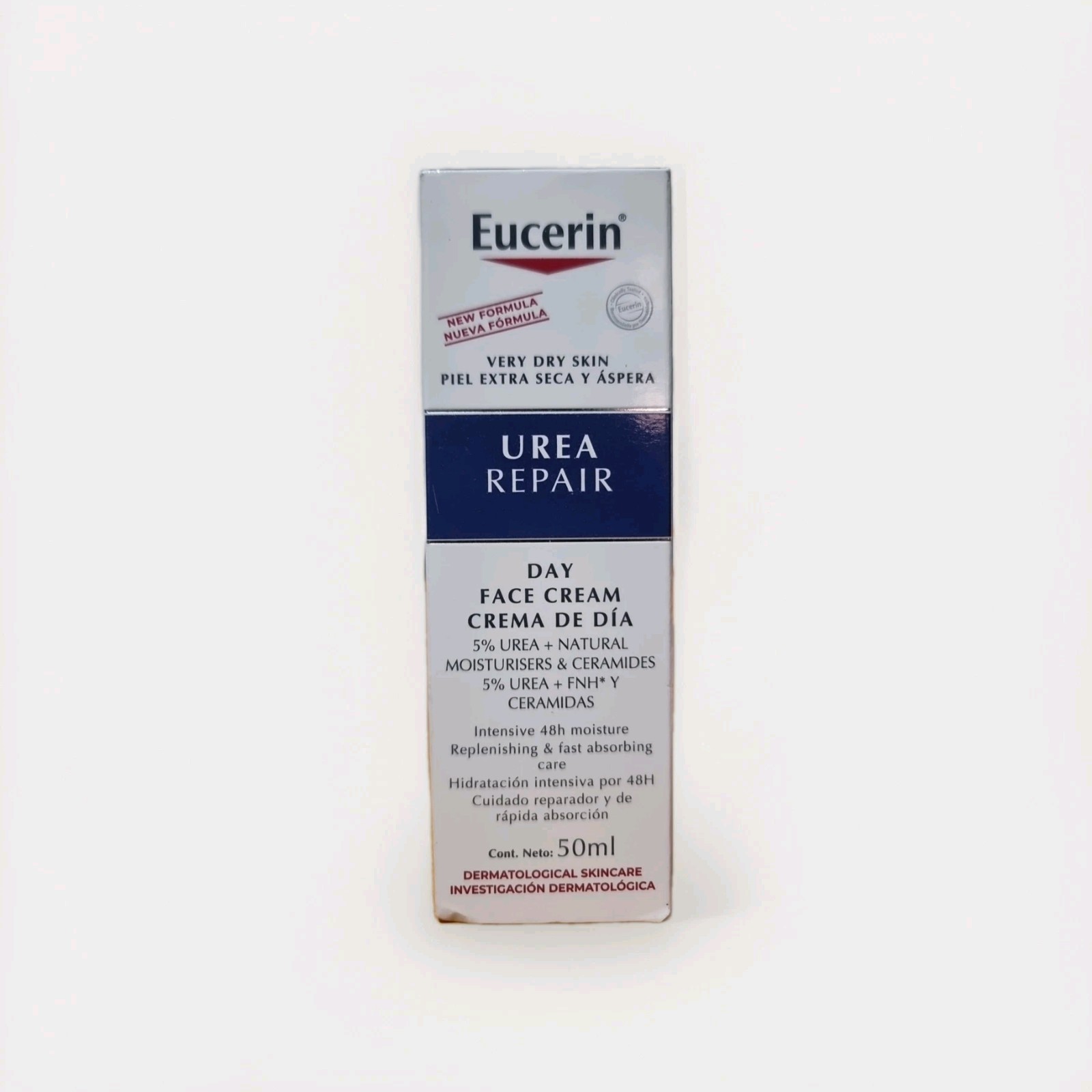 Eucerin Urea Repair Original 5% Day Face Cream 50ml For Very Dry Skin Long Exp