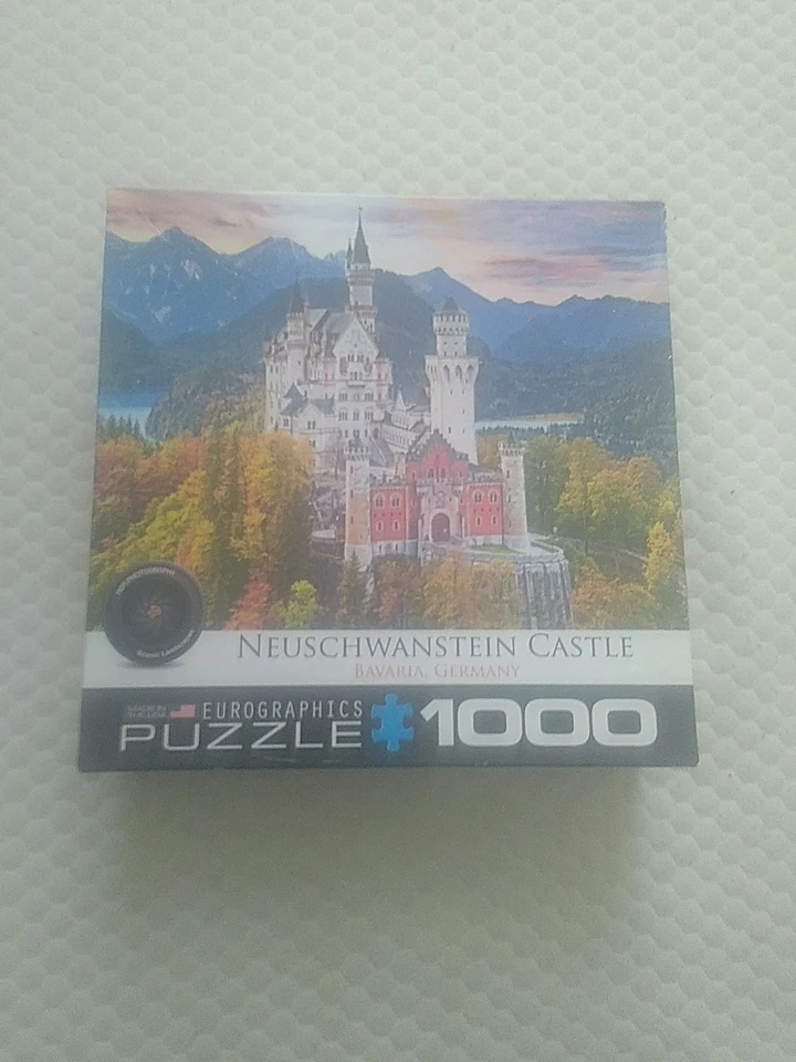 Eurographics 1000pc Jigsaw Puzzle Neuschwanstein Castle Bavaria Germany - Image 4 of 4